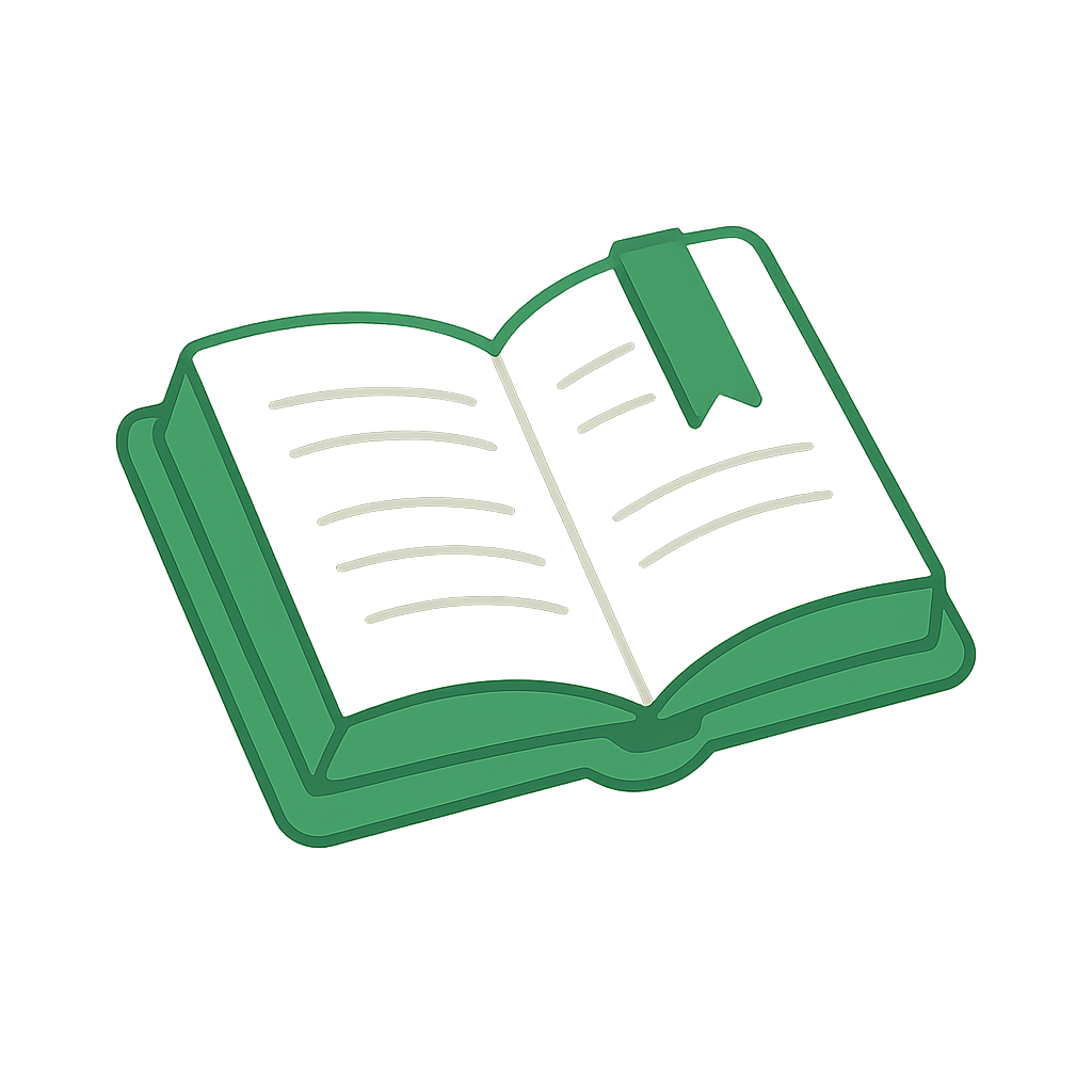 Open book illustration